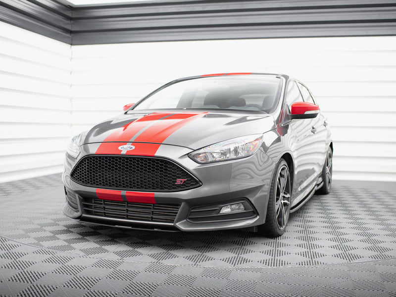 Maxton Design Racing Front Splitter V.3 Ford Focus ST Mk3 FL