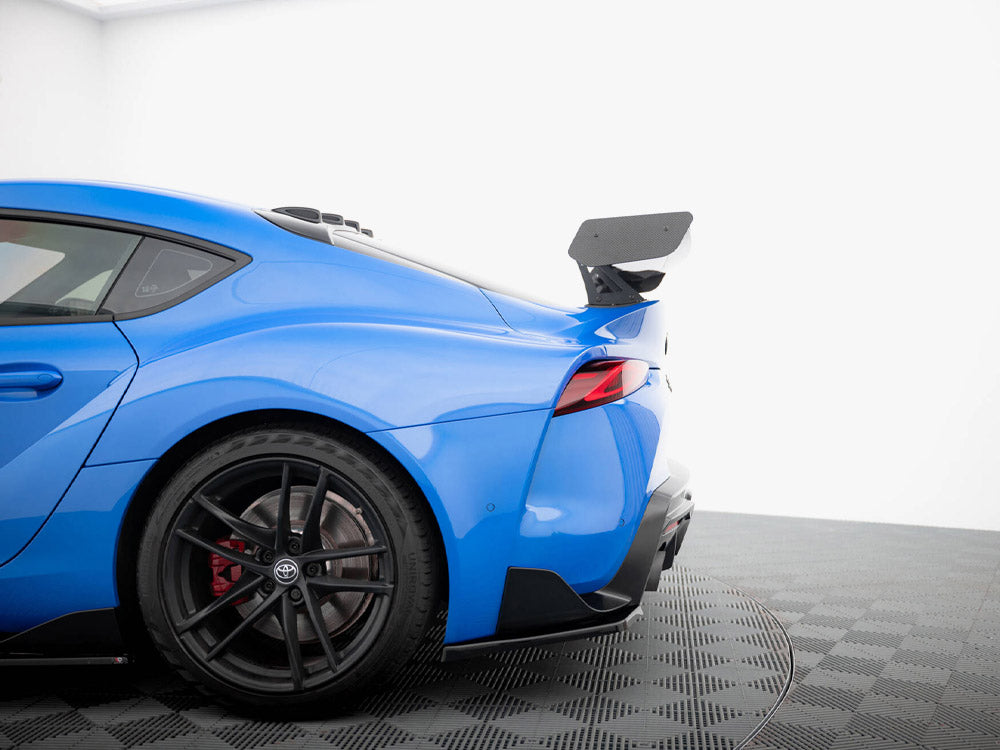 Maxton Design Carbon Spoiler With Upper Swan Mounting + LED Toyota Supra Mk5