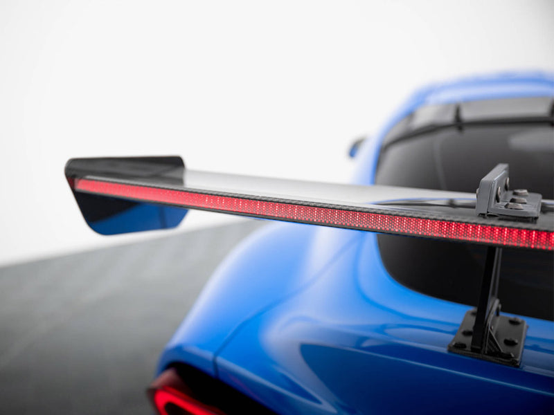 Maxton Design Carbon Spoiler With Upper Swan Mounting + LED Toyota Supra Mk5