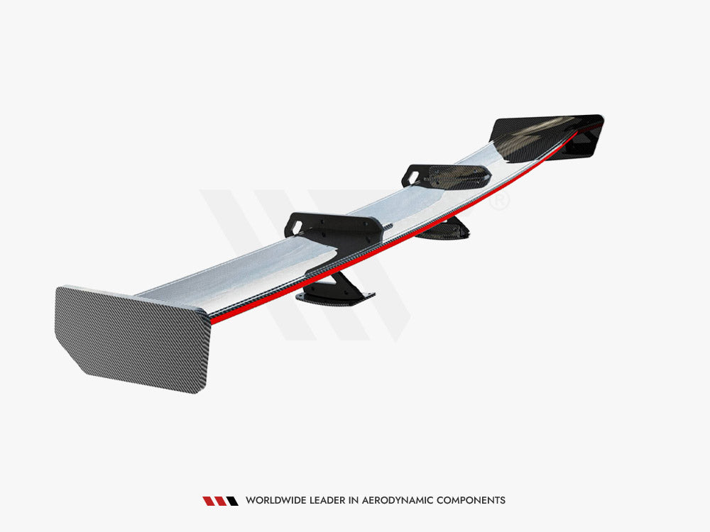 Maxton Design Carbon Spoiler With Upper Swan Mounting + LED Toyota Supra Mk5