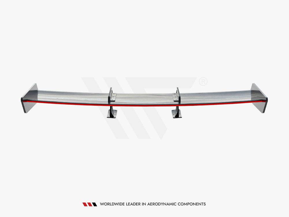 Maxton Design Carbon Spoiler With Upper Swan Mounting + LED Toyota Supra Mk5