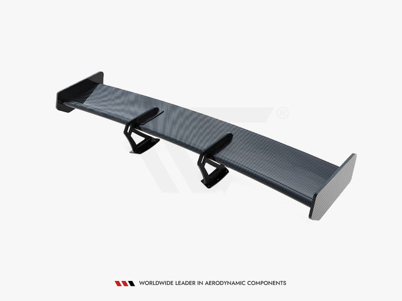 Maxton Design Carbon Spoiler With Upper Swan Mounting + LED Toyota Supra Mk5