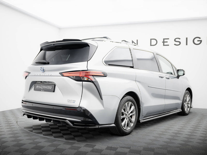 Maxton Design Rear Splitter (Vertical Bars) Toyota Sienna Mk4