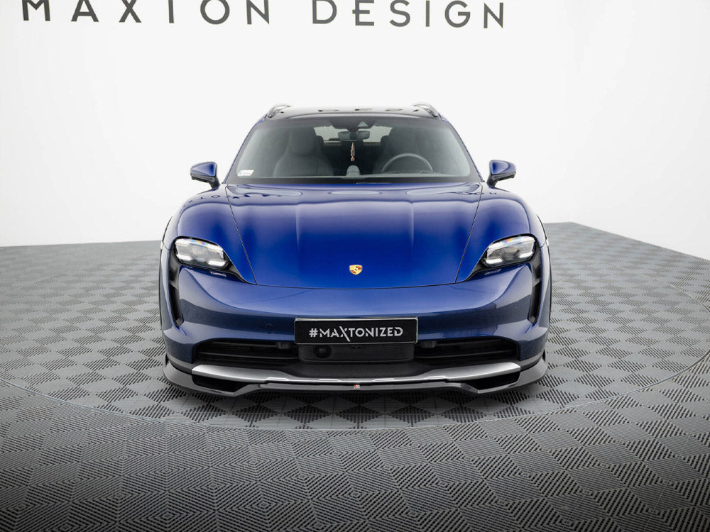 Maxton Design Front Splitter Porsche Taycan Cross Turismo 4S