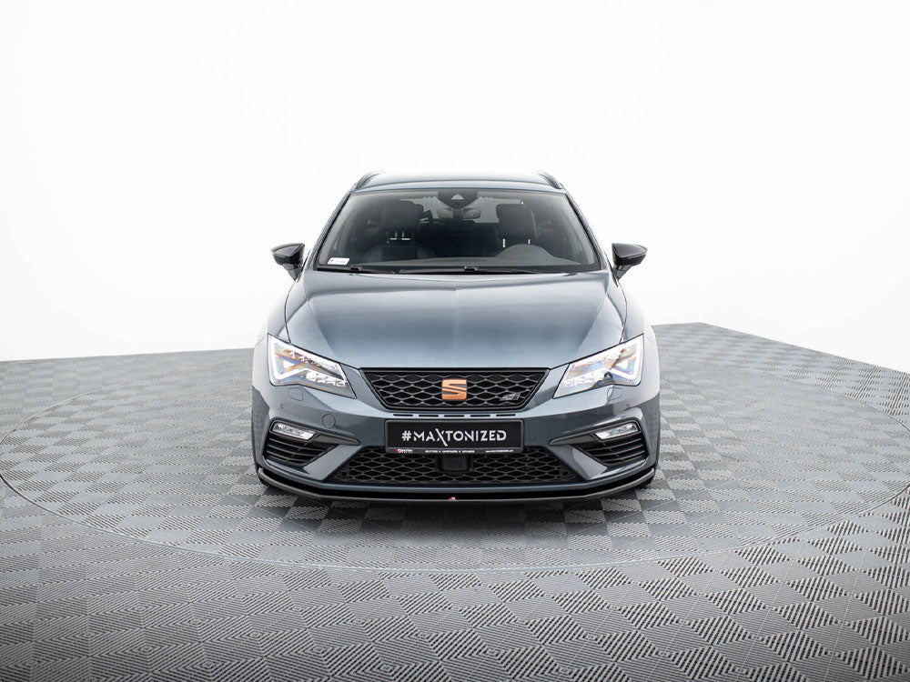 Maxton Design Front Splitter V.1 Seat Leon Cupra / FR Mk3 FL