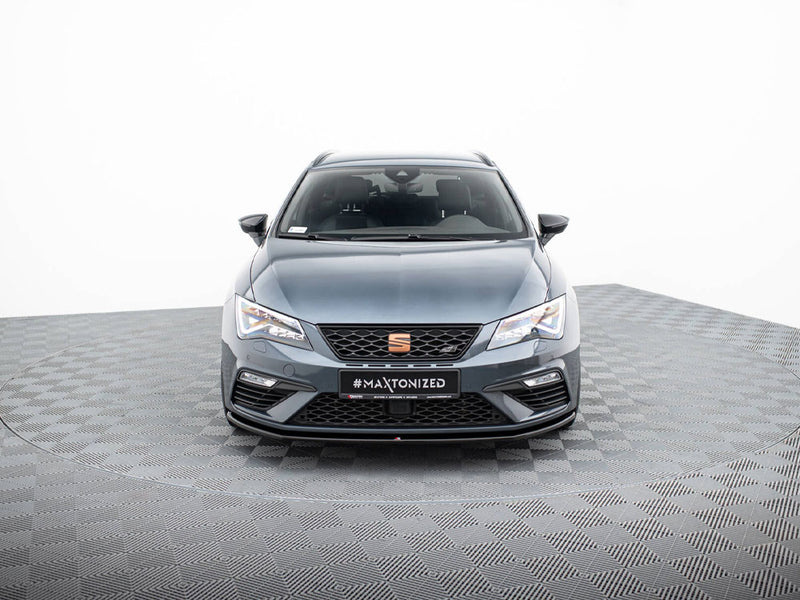 Maxton Design Front Splitter V.1 Seat Leon Cupra / FR Mk3 FL