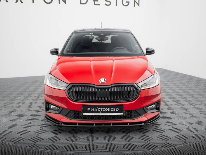 Maxton Design Front Splitter Skoda Fabia Monte Carlo Mk4