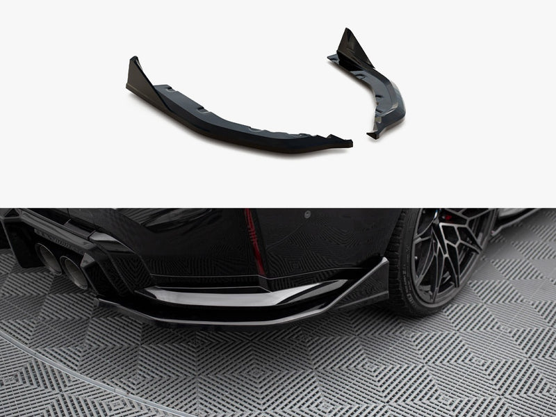 Maxton Design Rear Side Splitters V.6 CSL Look (For rear valance v.1) BMW M3 G80