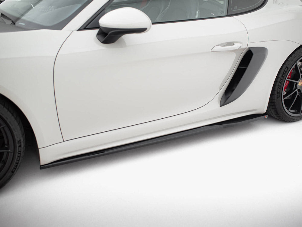 Maxton Design Side Skirts Diffusers Porsche 718 Cayman GTS 982c