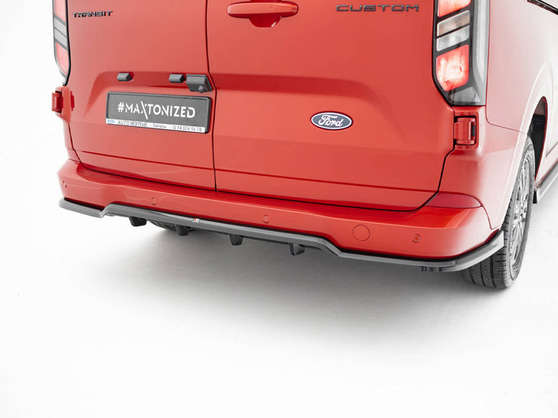 Maxton Design Rear Splitter (Vertical Bars) Ford Transit Custom / Tourneo Custom Mk2