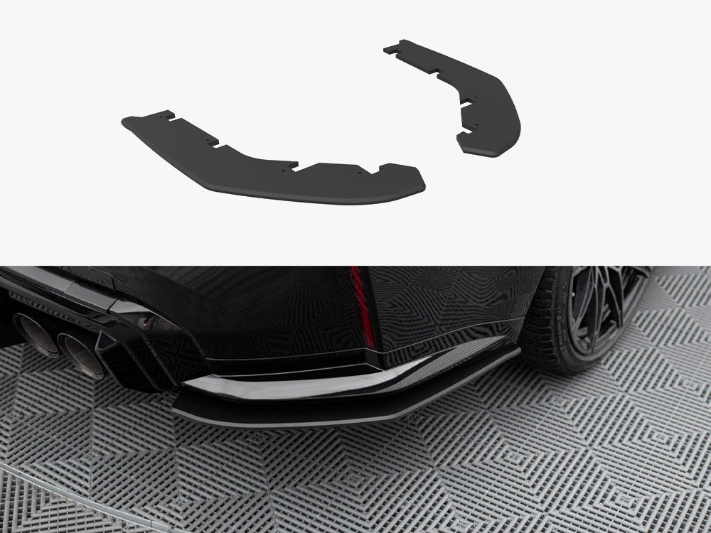 Maxton Design Street PRO Rear Side Splitters V.2 BMW M3 Sedan / Touring G80 / G81