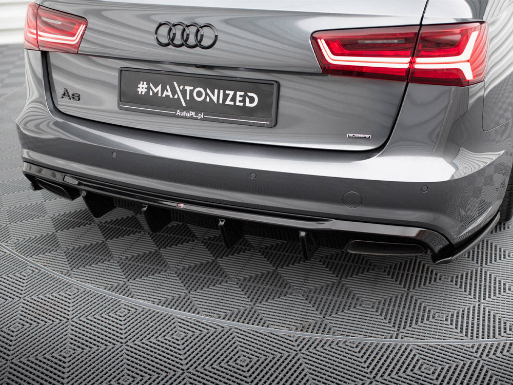 Maxton Design Rear Valance V.2 Audi A6 / A6 C7 S-Line / S6 C7 Facelift