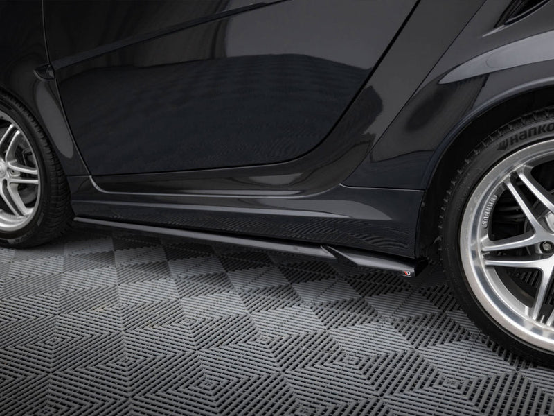Maxton Design Side Skirts Diffusers Brabus Smart Fortwo C451 Facelift