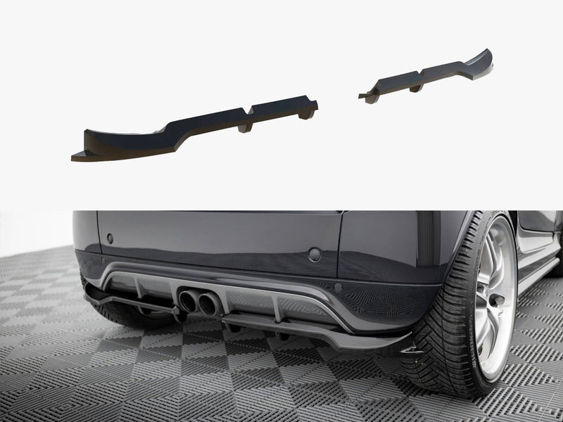 Maxton Design Rear Splitter (Vertical Bars) Brabus Smart Fortwo C451 Facelift