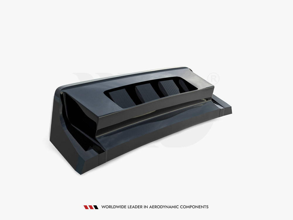 Maxton Design Central Rear Splitter (Vertical Bars) Volkswagen T-Roc R Mk1
