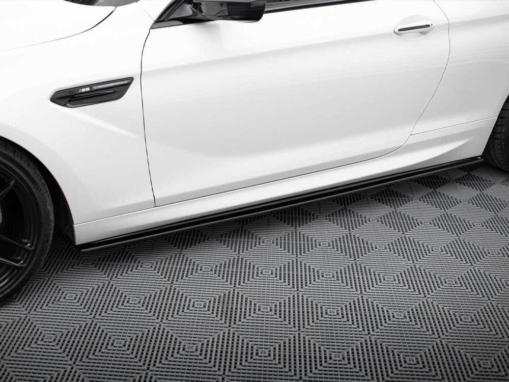 Maxton Design Side Skirts Diffusers BMW M6 / 6 M-Pack Coupe / Cabriolet F13 / F12