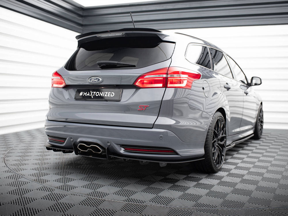 Maxton Design Rear Diffuser Ford Focus ST Mk3 Estate