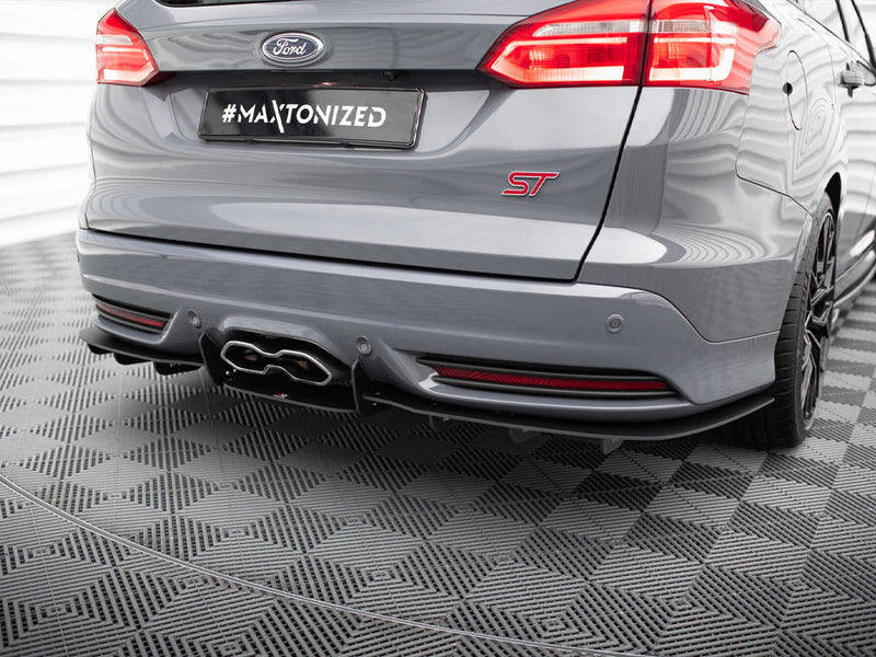 Maxton Design Rear Diffuser Ford Focus ST Mk3 Estate