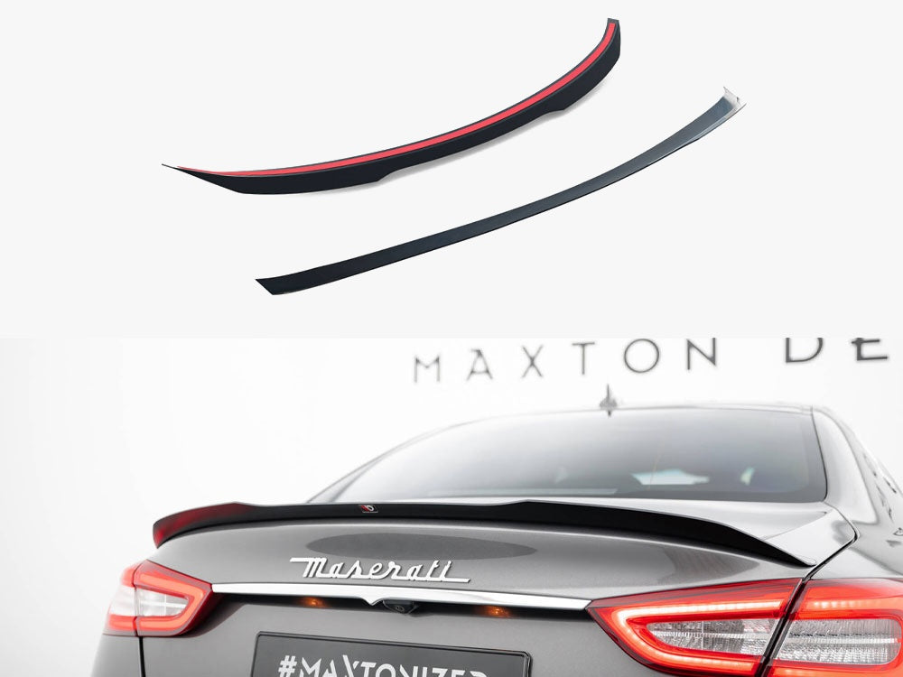 Maxton Design Spoiler CAP Maserati Quattroporte Mk6 - Textured