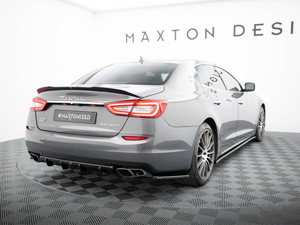 Maxton Design Rear Side Splitters Maserati Quattroporte Mk6 - Carbon Look