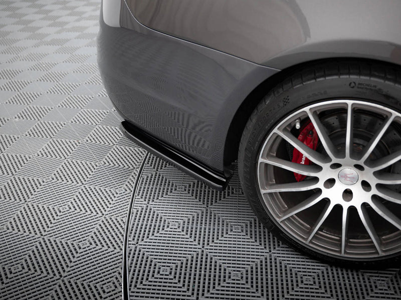 Maxton Design Rear Side Splitters Maserati Quattroporte Mk6 - Carbon Look