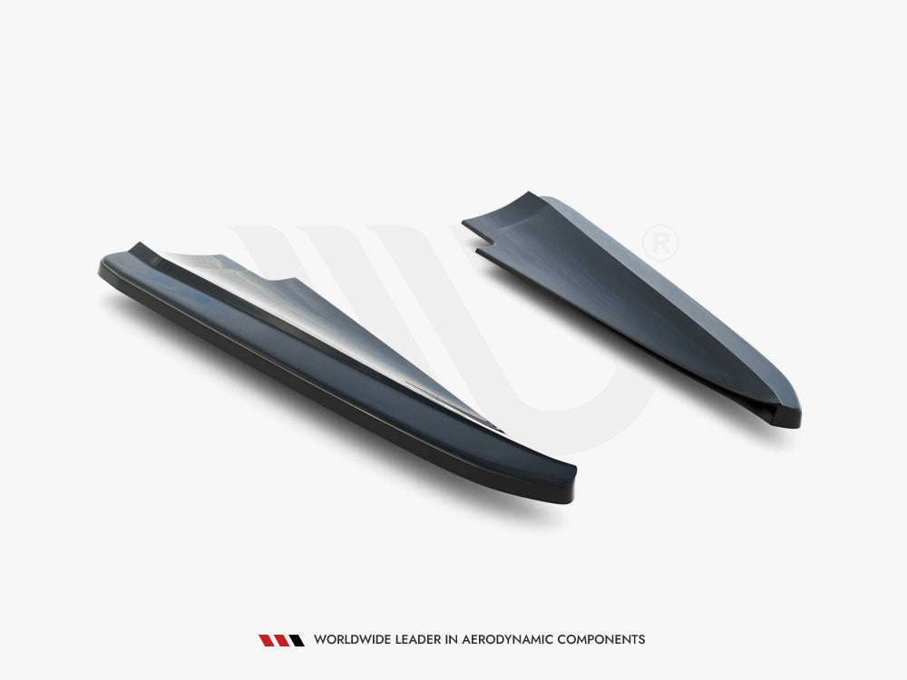 Maxton Design Rear Side Splitters Maserati Quattroporte Mk6 - Carbon Look