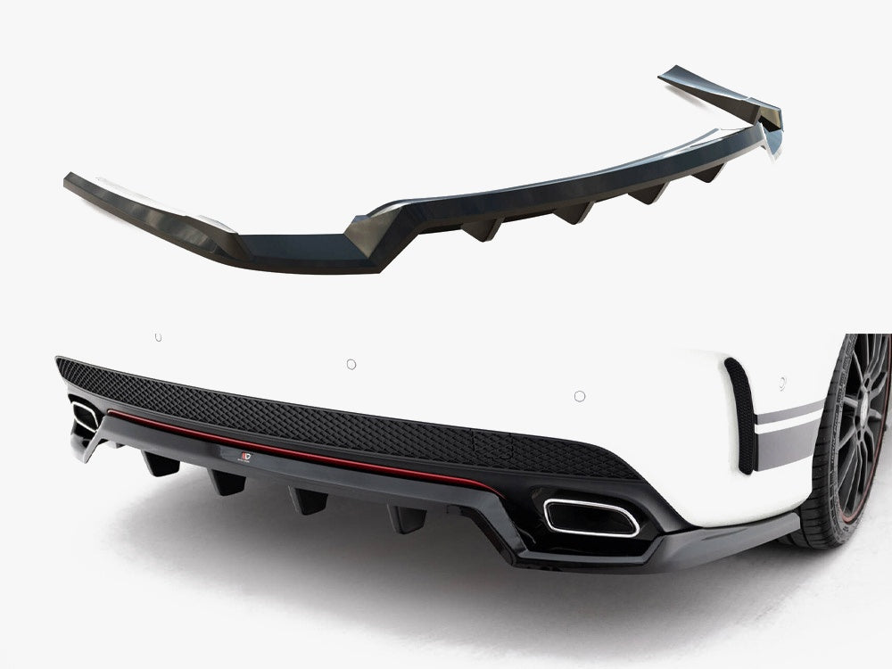 Maxton Design Rear Splitter (Vertical Bars) Mercedes-Benz CLA AMG-Line C117