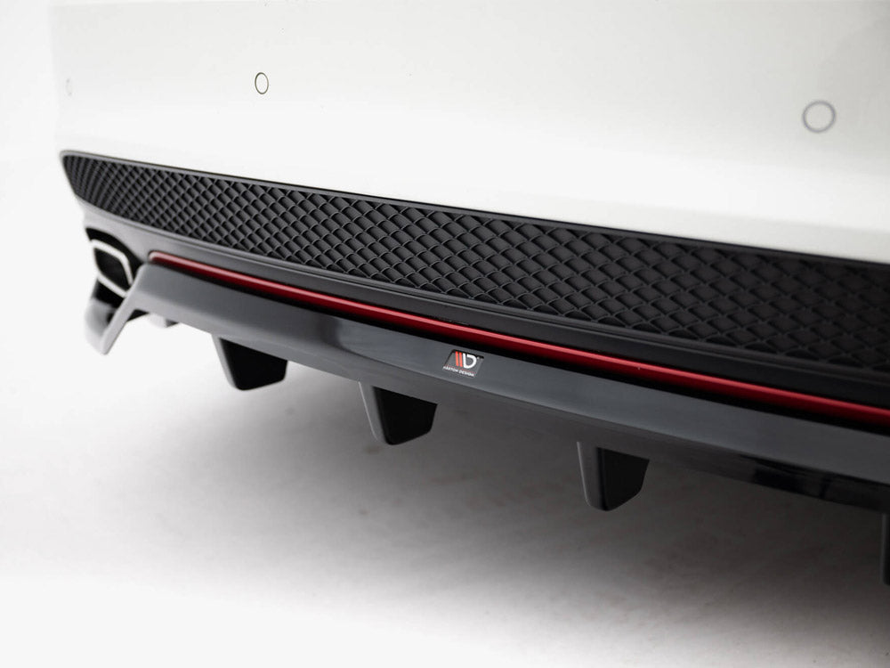 Maxton Design Rear Splitter (Vertical Bars) Mercedes-Benz CLA AMG-Line C117