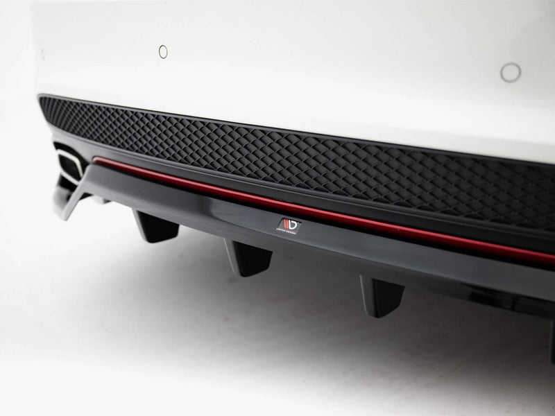 Maxton Design Rear Splitter (Vertical Bars) Mercedes-Benz CLA AMG-Line C117
