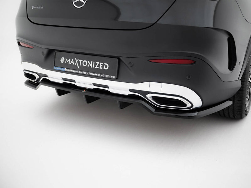 Maxton Design Rear Splitter (Vertical Bars) Mercedes-Benz GLC Coupe AMG-Line C254