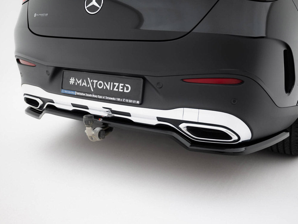 Maxton Design Rear Splitter (Vertical Bars) Mercedes-Benz GLC Coupe AMG-Line C254