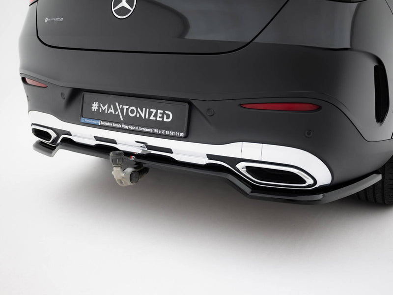 Maxton Design Rear Splitter (Vertical Bars) Mercedes-Benz GLC Coupe AMG-Line C254