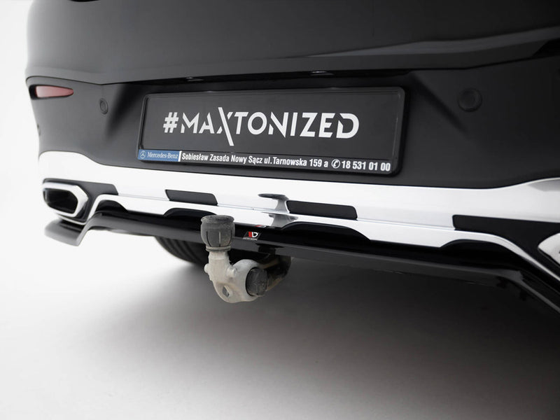 Maxton Design Rear Splitter (Vertical Bars) Mercedes-Benz GLC Coupe AMG-Line C254