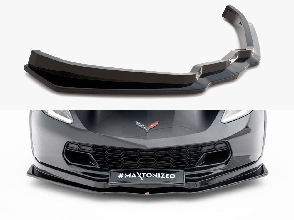 Maxton Design Front Splitter V.1 Chevrolet Corvette C7