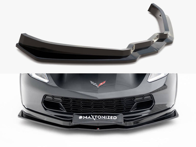Maxton Design Front Splitter V.1 Chevrolet Corvette C7