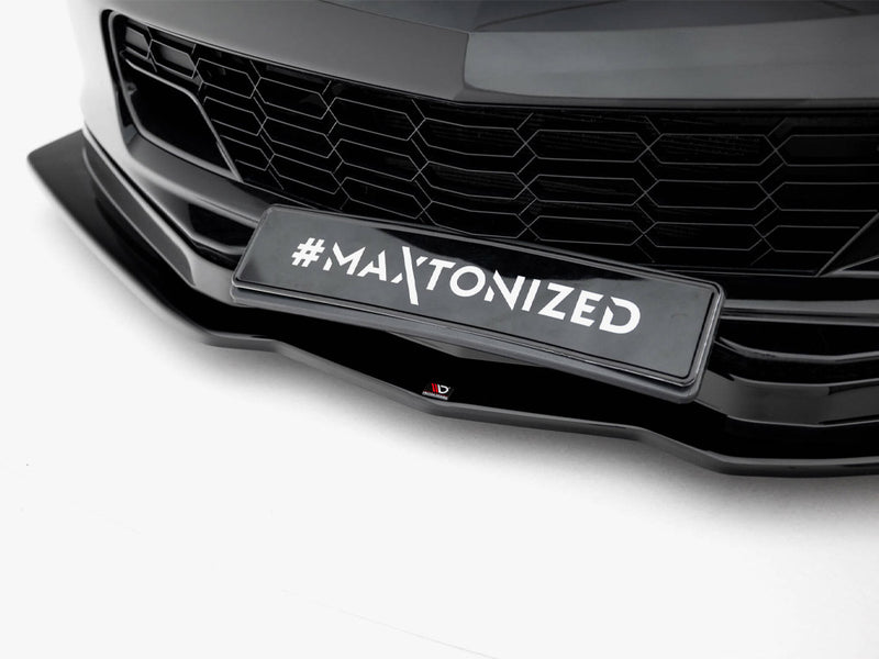 Maxton Design Front Splitter V.1 Chevrolet Corvette C7 - Carbon Look