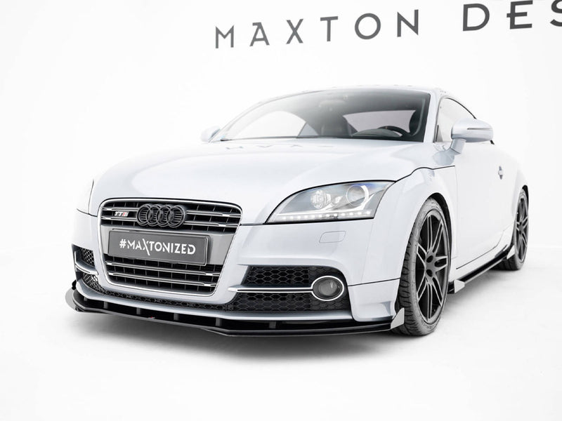 Maxton Design Street PRO Front Splitter + Flaps Audi TT S / TT S-Line 8J Facelift