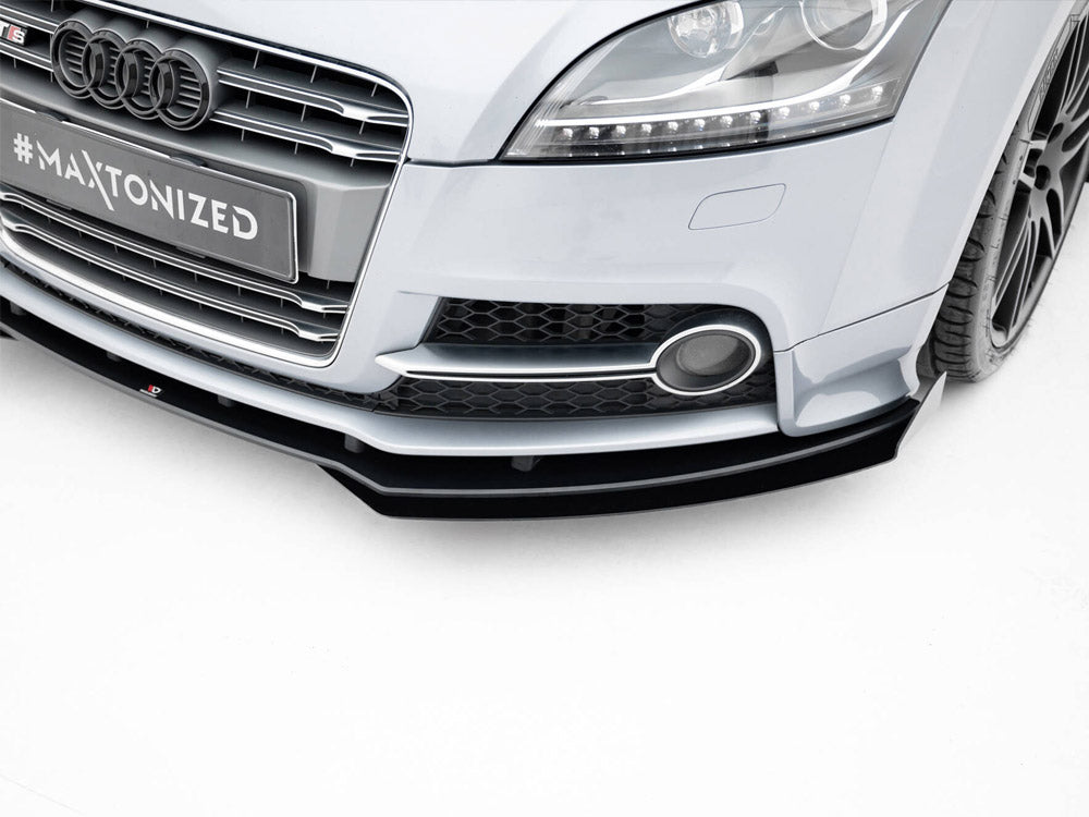 Maxton Design Street PRO Front Splitter + Flaps Audi TT S / TT S-Line 8J Facelift
