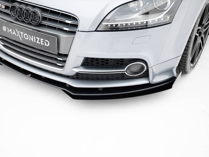 Maxton Design Street PRO Front Splitter + Flaps Audi TT S / TT S-Line 8J Facelift