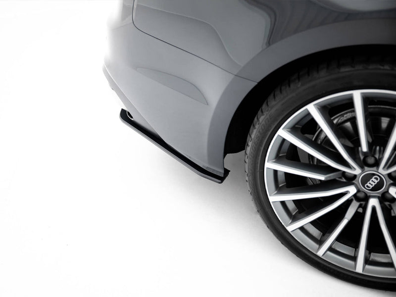 Maxton Design Street PRO Rear Diffuser Audi A5 F5 Facelift - Black-Red