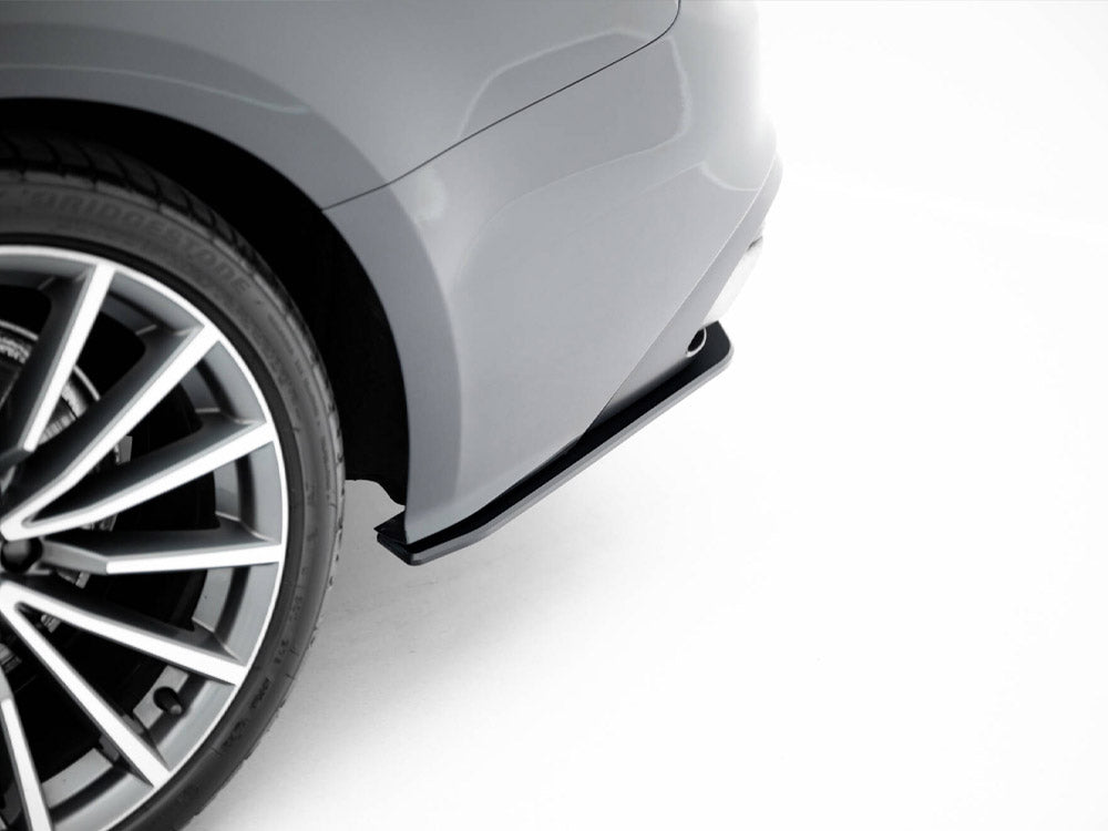 Maxton Design Street PRO Rear Diffuser Audi A5 F5 Facelift - Black-Red