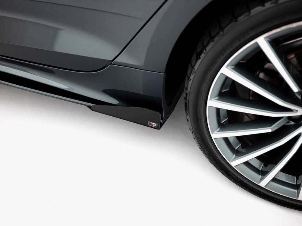 Maxton Design Street PRO Side Skirts Diffusers + Flaps Audi A5 Sportback F5 Facelift