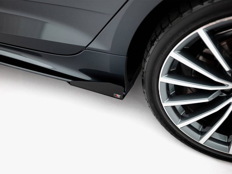 Maxton Design Street PRO Side Skirts Diffusers + Flaps Audi A5 Sportback F5 Facelift