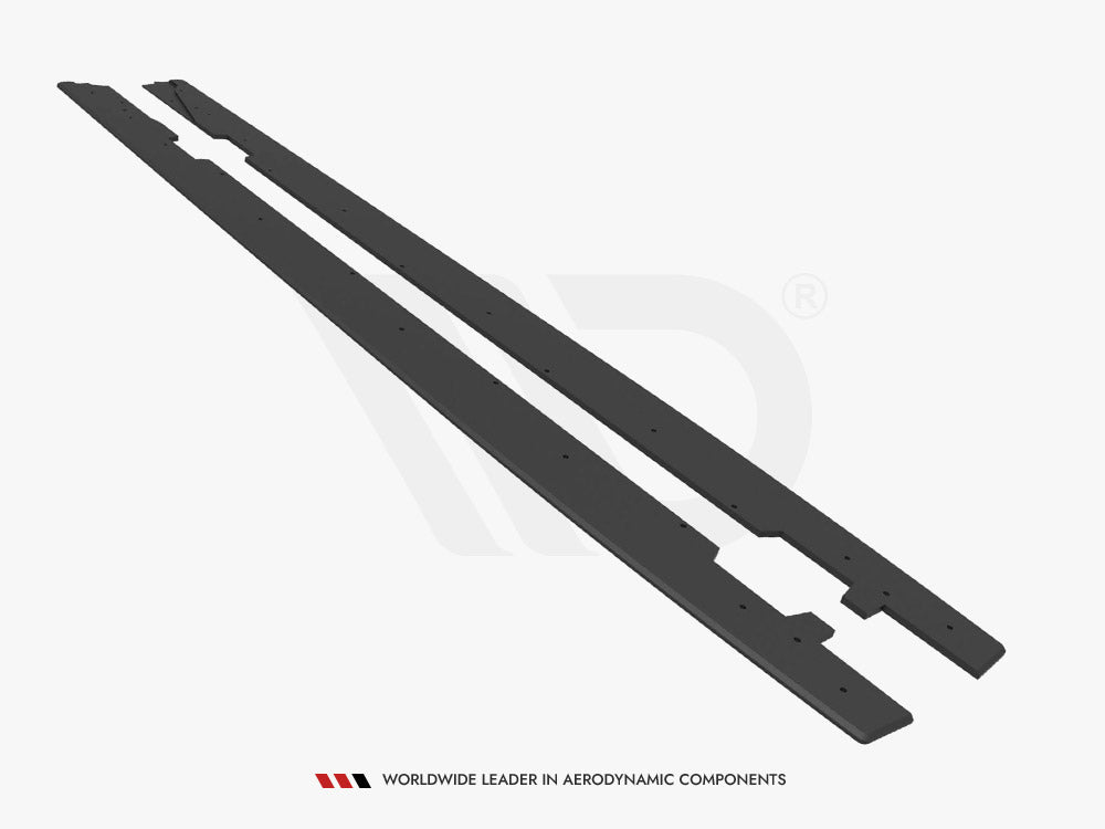 Maxton Design Street PRO Side Skirts Diffusers Audi A5 Sportback F5 Facelift