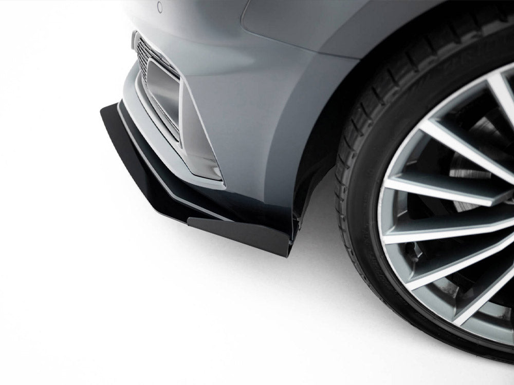 Maxton Design Street PRO Front Splitter + Flaps Audi A5 F5 Facelift