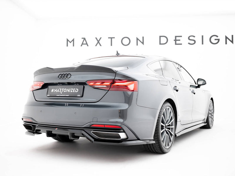 Maxton Design Rear Splitter (Vertical Bars) Audi A5 F5 Facelift