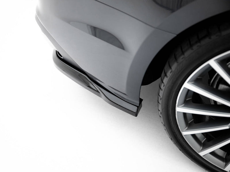 Maxton Design Rear Splitter (Vertical Bars) Audi A5 F5 Facelift