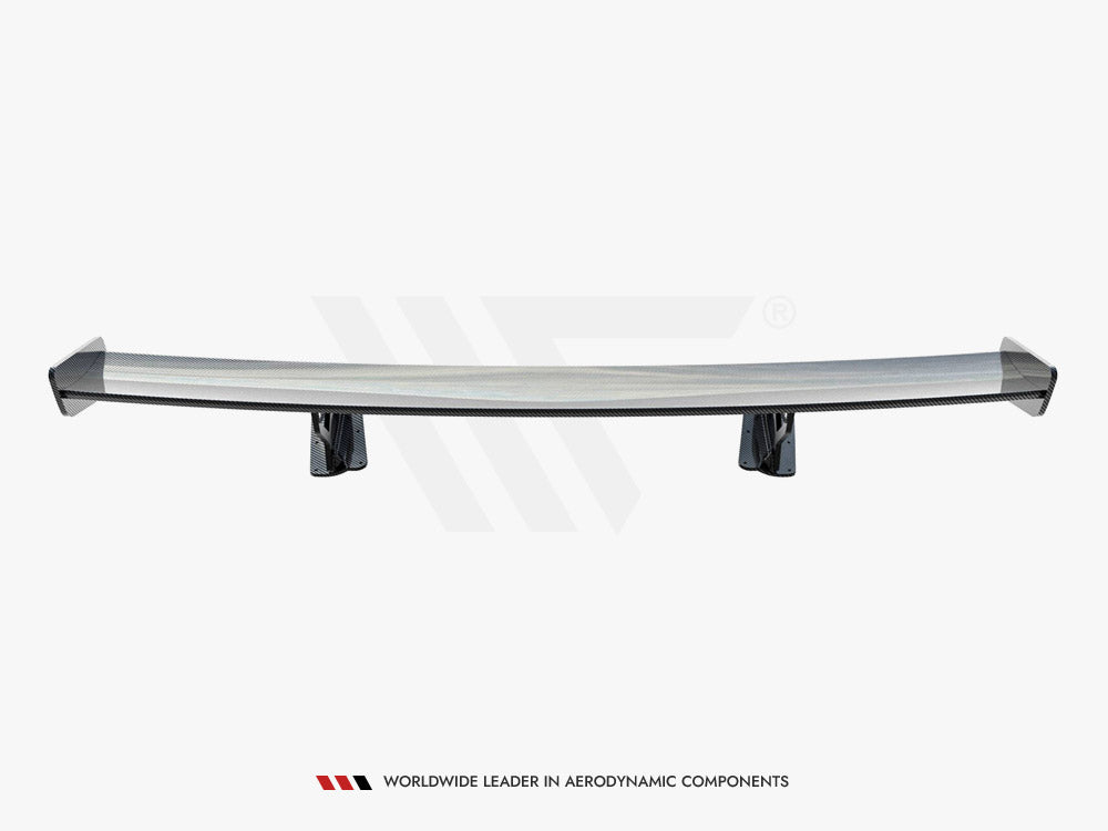 Maxton Design Carbon Spoiler With Internal Brackets Uprights Chevrolet Corvette Stingray / Grand Sport C7