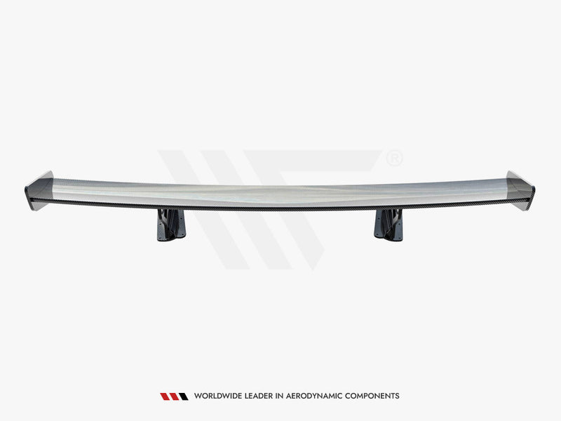 Maxton Design Carbon Spoiler With Internal Brackets Uprights Chevrolet Corvette Stingray / Grand Sport C7
