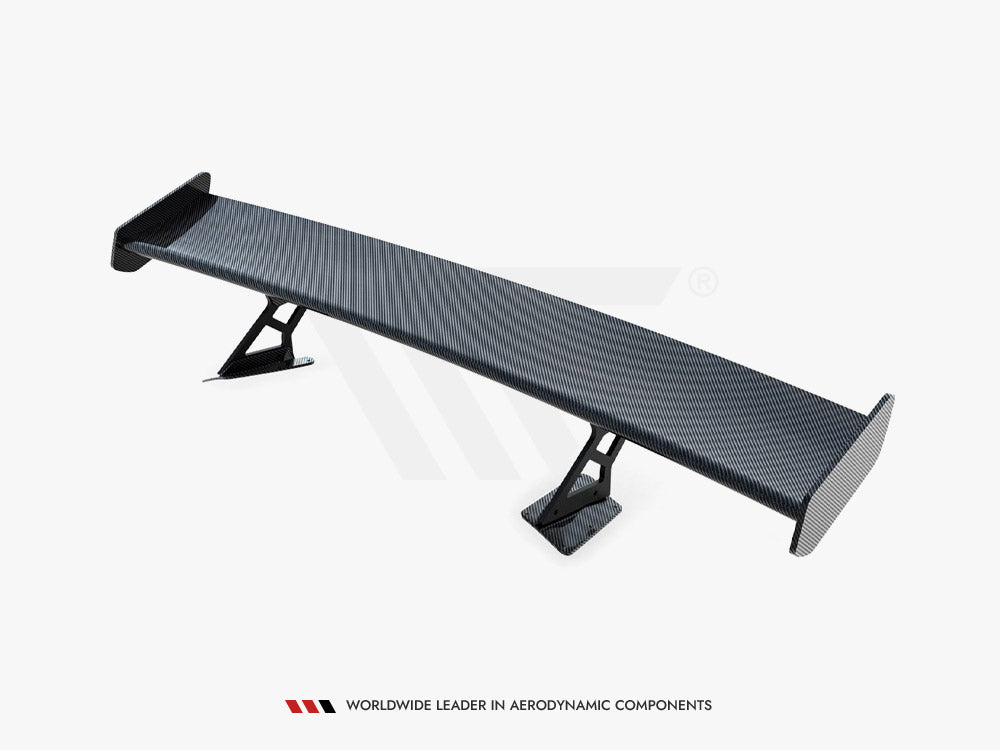 Maxton Design Carbon Spoiler With Internal Brackets Uprights Chevrolet Corvette Stingray / Grand Sport C7